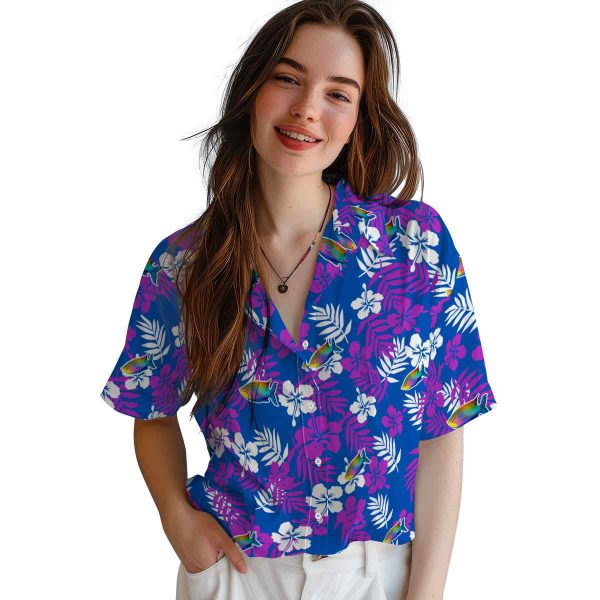 Fish Tropical Floral Hawaiian Shirt Trendy