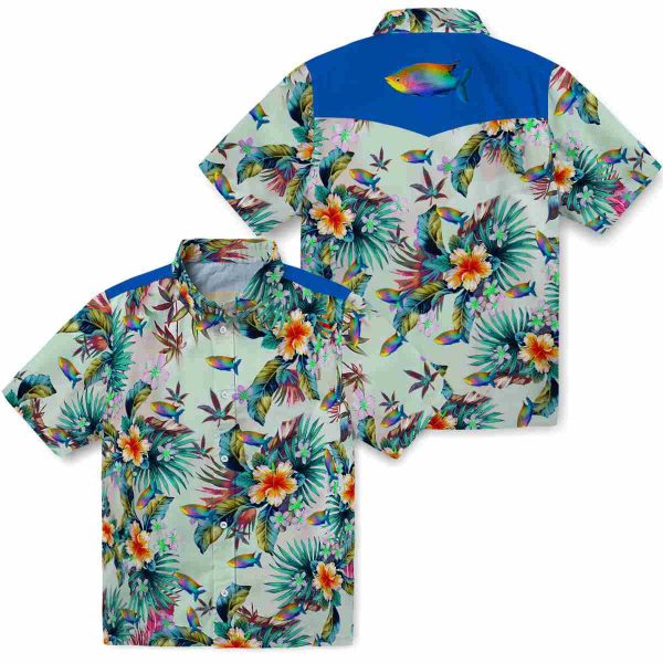 Fish Tropical Foliage Hawaiian Shirt Latest Model