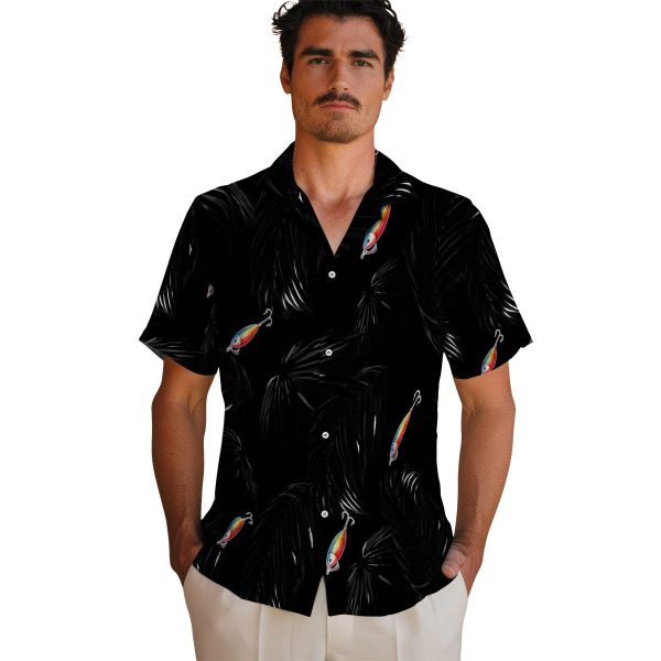 Fishing Palm Leaf Hawaiian Shirt High quality