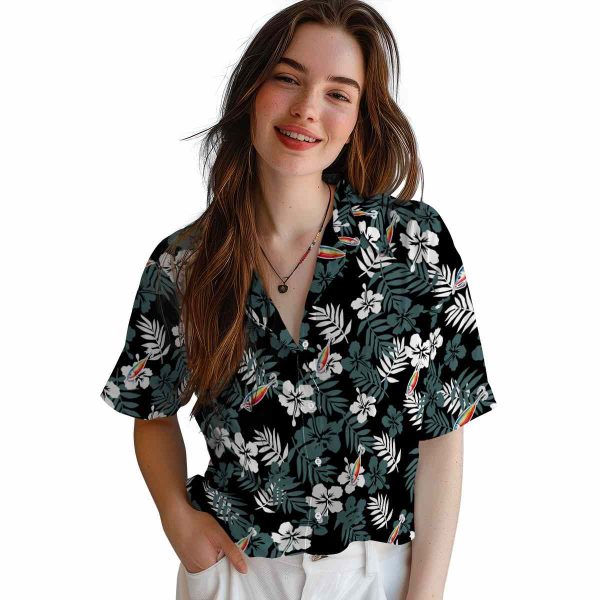 Fishing Tropical Floral Hawaiian Shirt Trendy