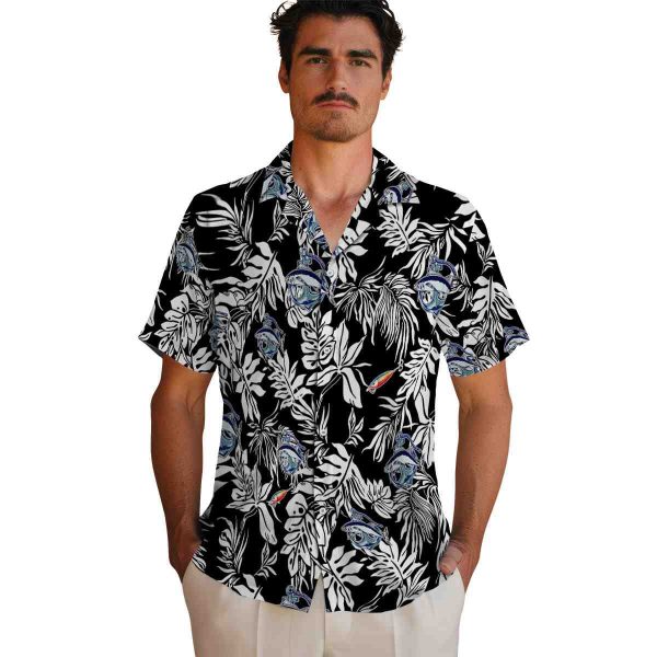 Fishing Tropical Leaf Hawaiian Shirt High quality