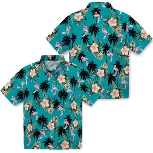 Flamingo Palm Tree Flower Hawaiian Shirt Latest Model