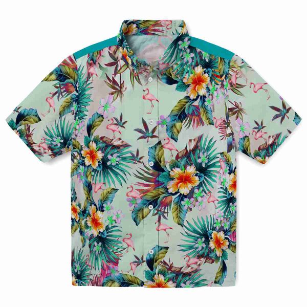 Flamingo Tropical Foliage Hawaiian Shirt Best selling