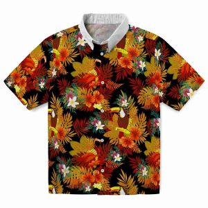 Floral Floral Toucan Hawaiian Shirt Best selling