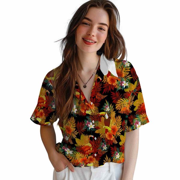 Floral Floral Toucan Hawaiian Shirt Trendy