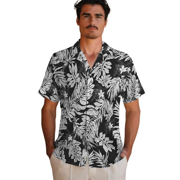 Floral Monstera Leaf Pattern Hawaiian Shirt High quality