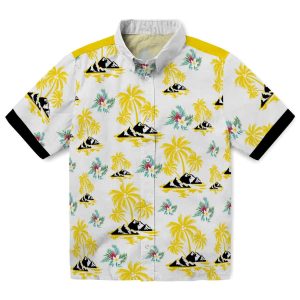 Floral Palm Island Print Hawaiian Shirt Best selling