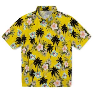 Floral Palm Tree Flower Hawaiian Shirt Best selling