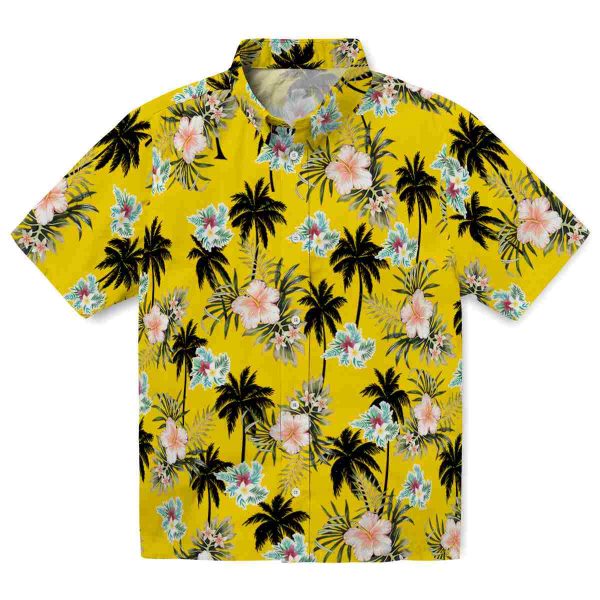 Floral Palm Tree Flower Hawaiian Shirt Best selling