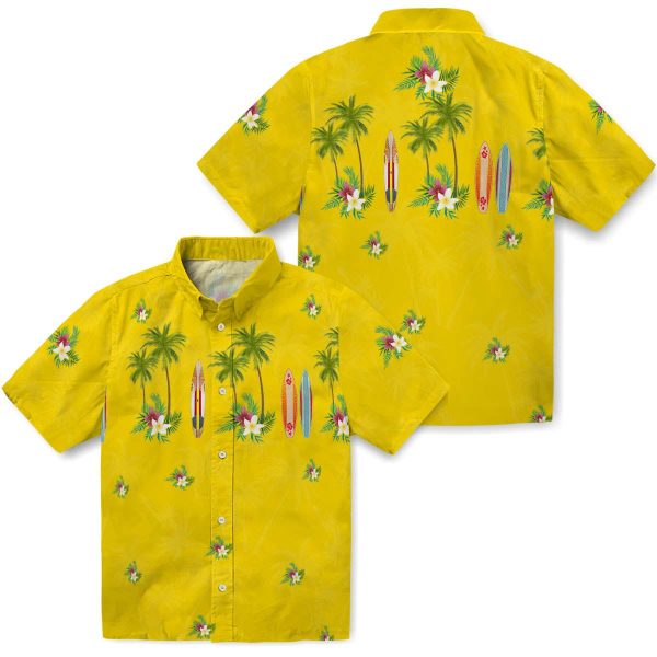 Floral Surfboard Palm Hawaiian Shirt Latest Model