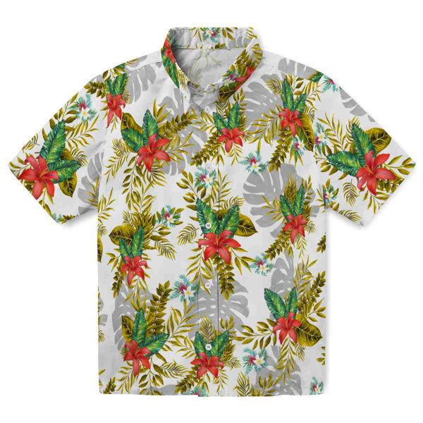 Floral Tropical Leaves Hawaiian Shirt Best selling