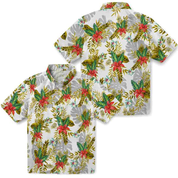 Floral Tropical Leaves Hawaiian Shirt Latest Model