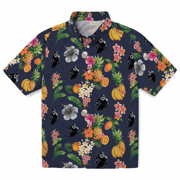 Football Hibiscus And Fruit Hawaiian Shirt Best selling