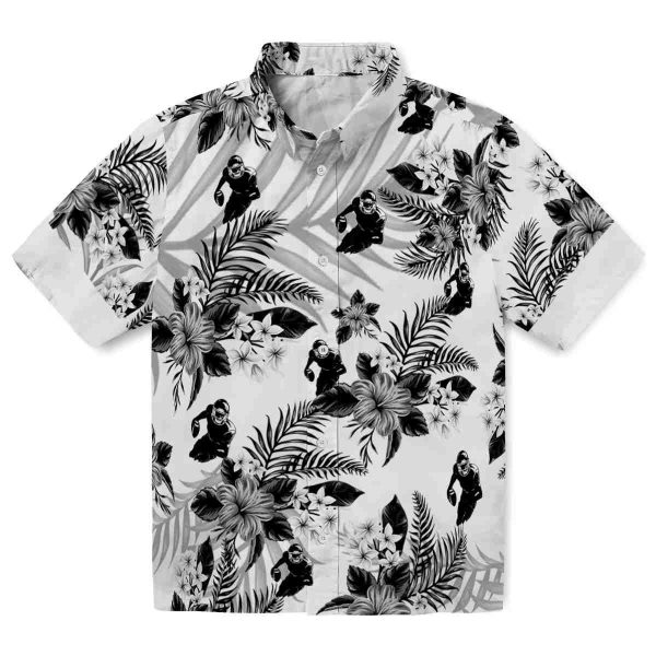 Football Hibiscus Palm Leaves Hawaiian Shirt Best selling