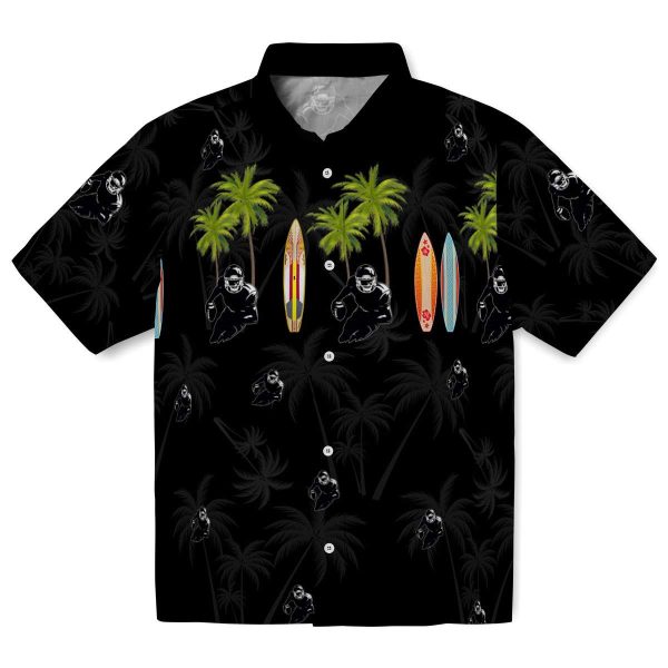 Football Surfboard Palm Hawaiian Shirt Best selling