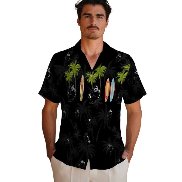 Football Surfboard Palm Hawaiian Shirt High quality