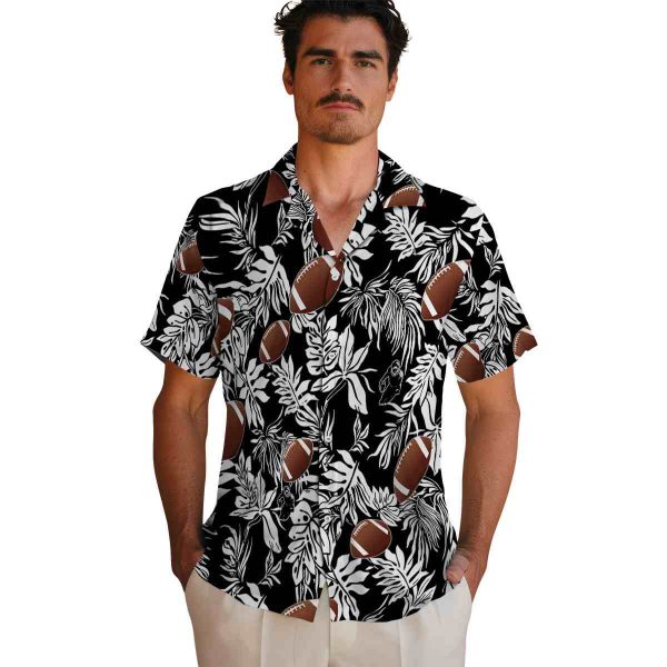 Football Tropical Leaf Hawaiian Shirt High quality