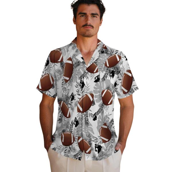 Football Tropical Leaves Hawaiian Shirt High quality