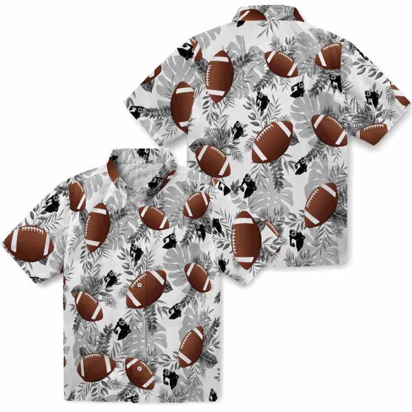 Football Tropical Leaves Hawaiian Shirt Latest Model