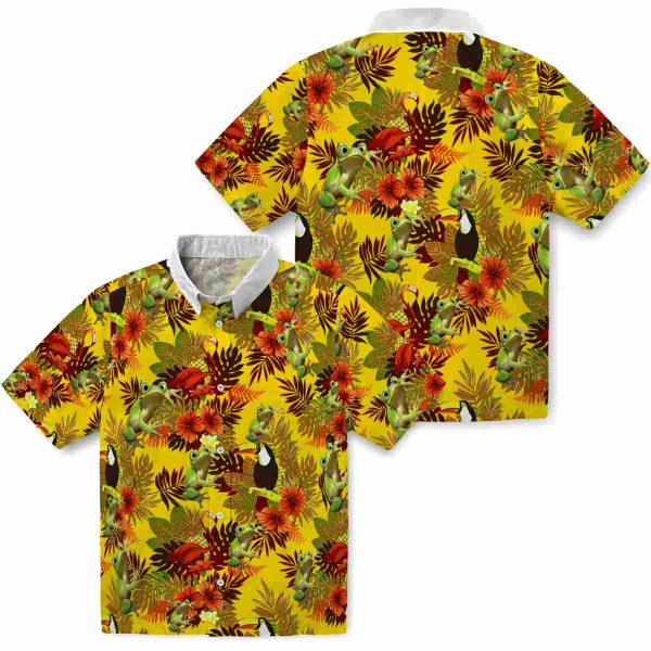 Frog Floral Toucan Hawaiian Shirt Latest Model