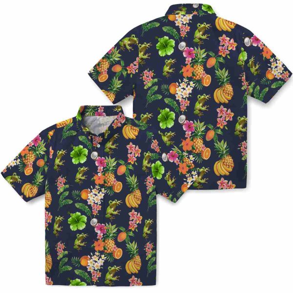 Frog Hibiscus And Fruit Hawaiian Shirt Latest Model