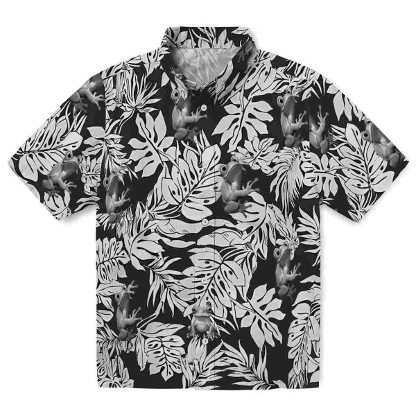 Frog Monstera Leaf Pattern Hawaiian Shirt Best selling