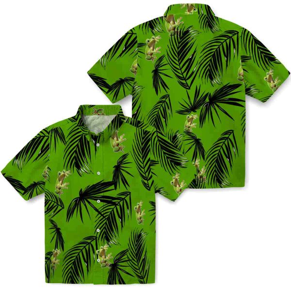 Frog Palm Leaf Hawaiian Shirt Latest Model