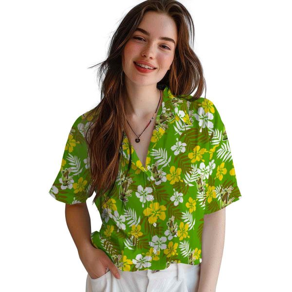 Frog Tropical Floral Hawaiian Shirt Trendy