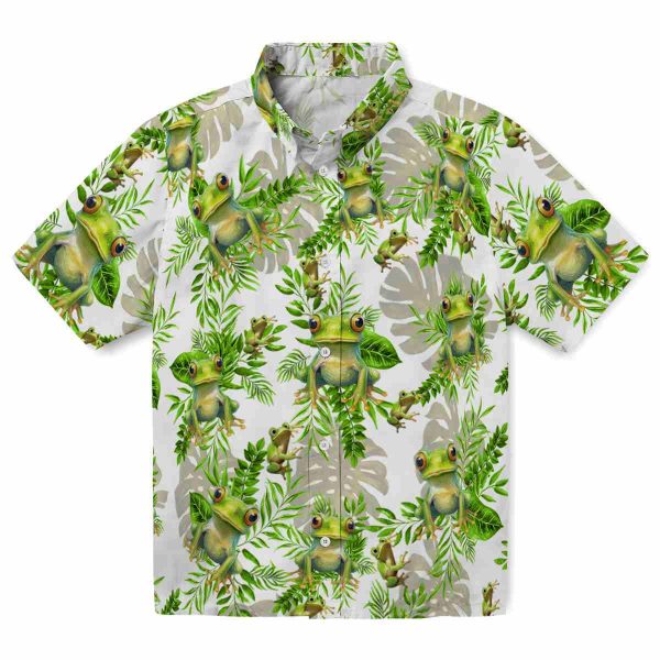 Frog Tropical Leaves Hawaiian Shirt Best selling