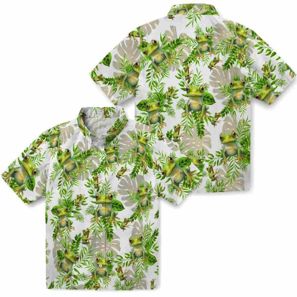 Frog Tropical Leaves Hawaiian Shirt Latest Model