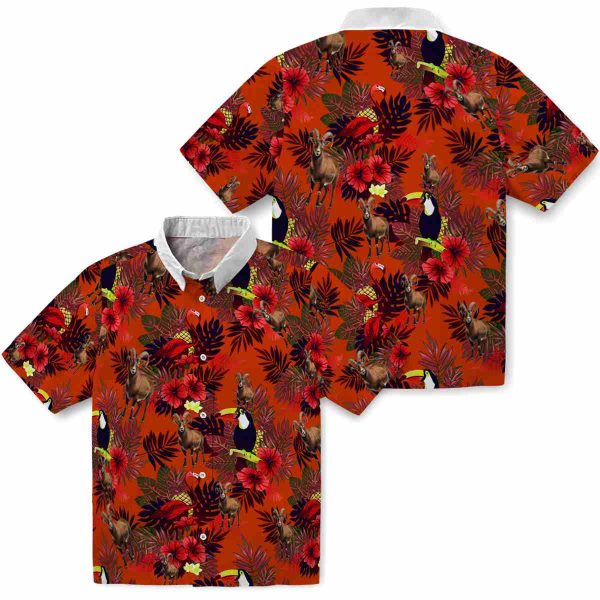 Goat Floral Toucan Hawaiian Shirt Latest Model