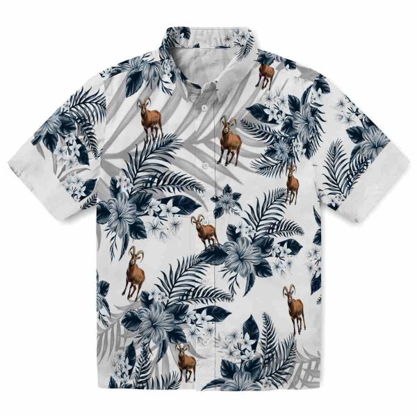 Goat Hibiscus Palm Leaves Hawaiian Shirt Best selling