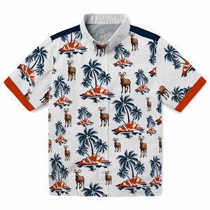 Goat Palm Island Print Hawaiian Shirt Best selling