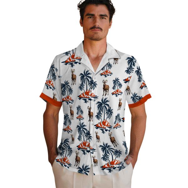 Goat Palm Island Print Hawaiian Shirt High quality