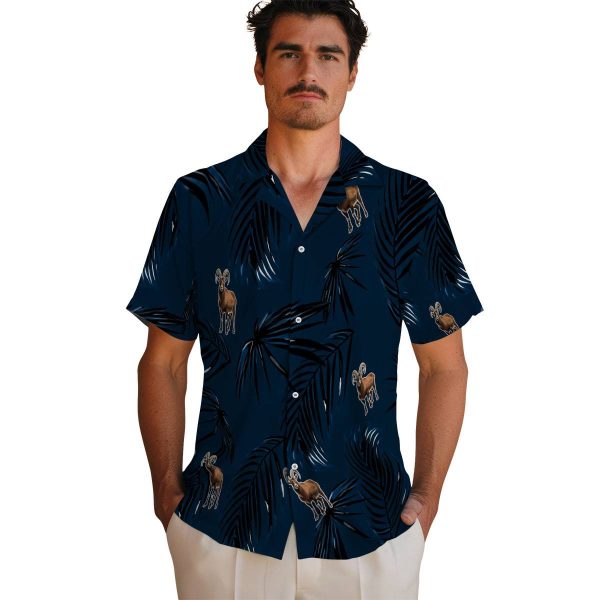 Goat Palm Leaf Hawaiian Shirt High quality