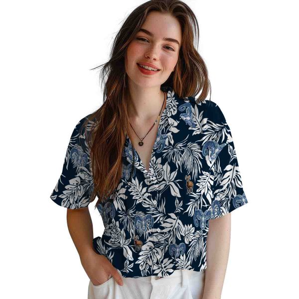 Goat Tropical Leaf Hawaiian Shirt Trendy