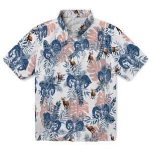 Goat Tropical Leaves Hawaiian Shirt Best selling