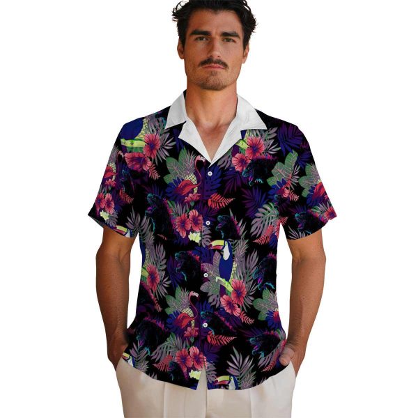 Godzilla Floral Toucan Hawaiian Shirt High quality