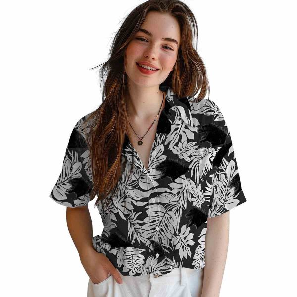 Godzilla Monstera Leaf Pattern Hawaiian Shirt Trendy