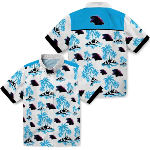 Godzilla Palm Island Print Hawaiian Shirt Latest Model