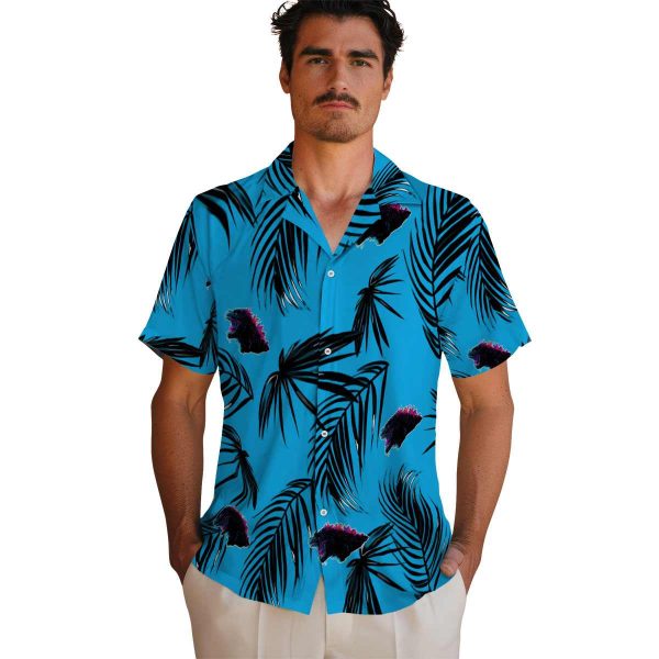 Godzilla Palm Leaf Hawaiian Shirt High quality