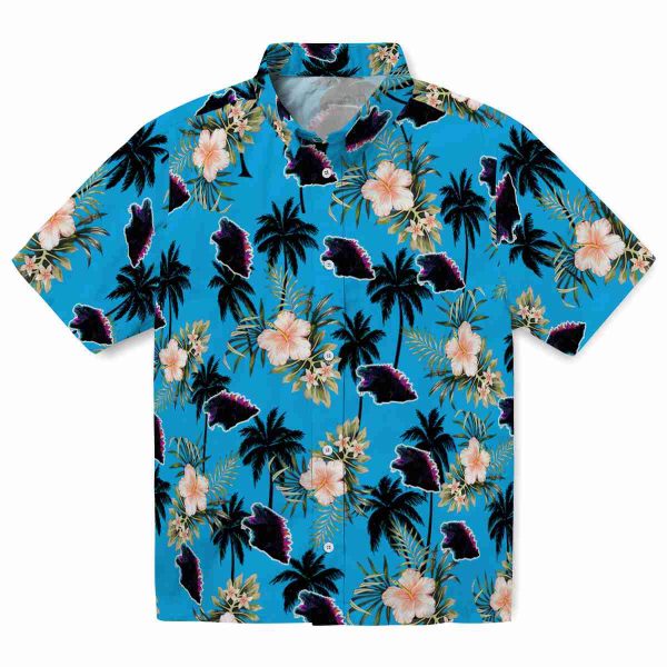 Godzilla Palm Tree Flower Hawaiian Shirt Best selling