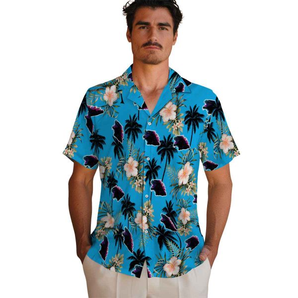 Godzilla Palm Tree Flower Hawaiian Shirt High quality