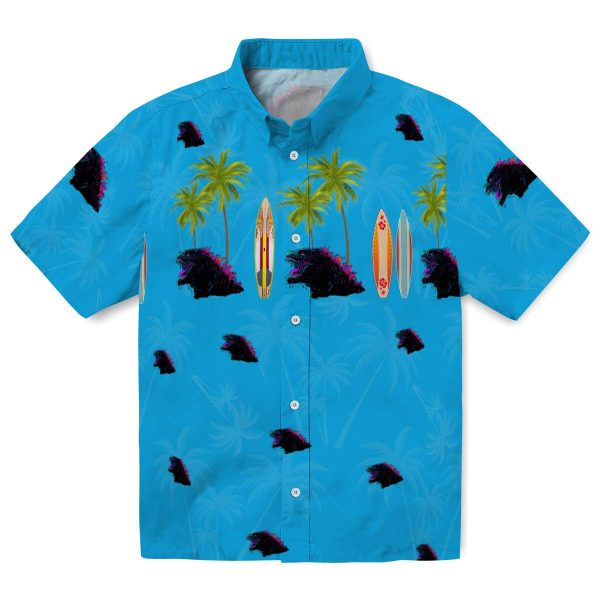 Godzilla Surfboard Palm Hawaiian Shirt Best selling