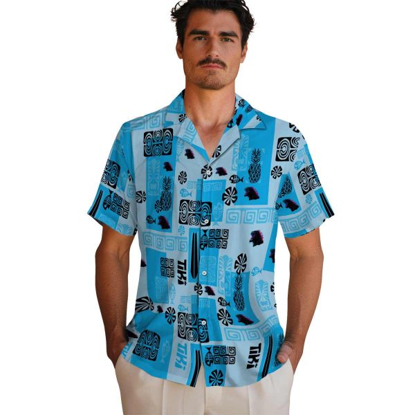 Godzilla Tribal Symbols Hawaiian Shirt High quality