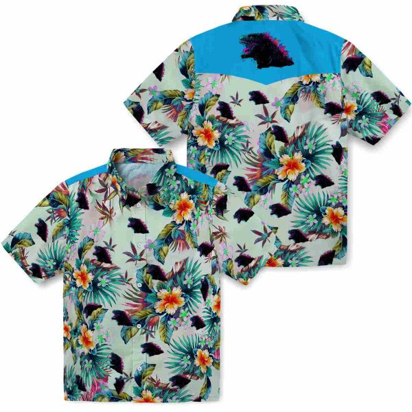 Godzilla Tropical Foliage Hawaiian Shirt Latest Model