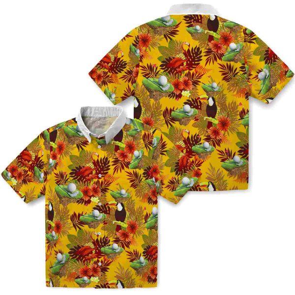 Golf Floral Toucan Hawaiian Shirt Latest Model