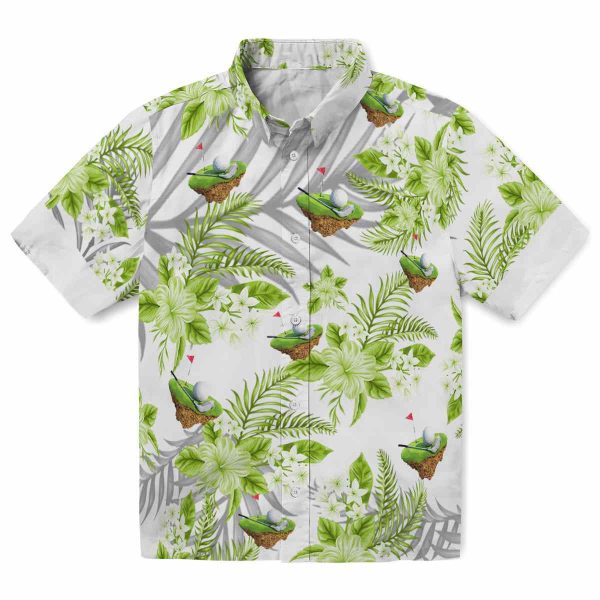 Golf Hibiscus Palm Leaves Hawaiian Shirt Best selling