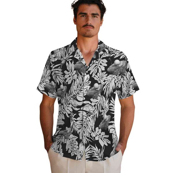 Golf Monstera Leaf Pattern Hawaiian Shirt High quality