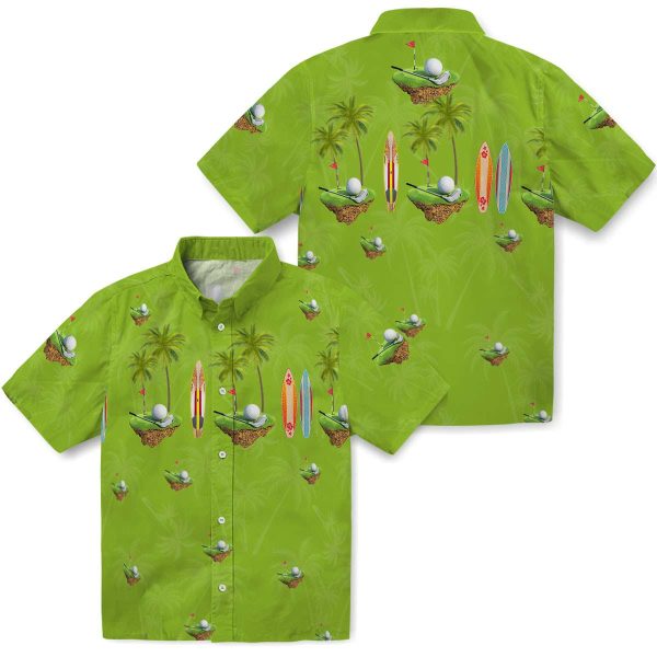 Golf Surfboard Palm Hawaiian Shirt Latest Model 1